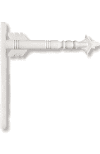 White Wood Arrow Holder