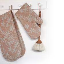 Myrtle Double Oven Glove Clay