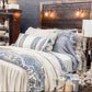 Rustic Lighted Headboard with Cage Lights