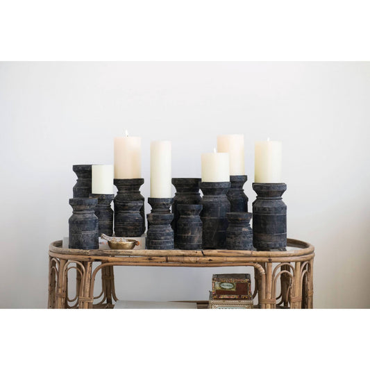 Reclaimed Wood Candle Holders DISC
