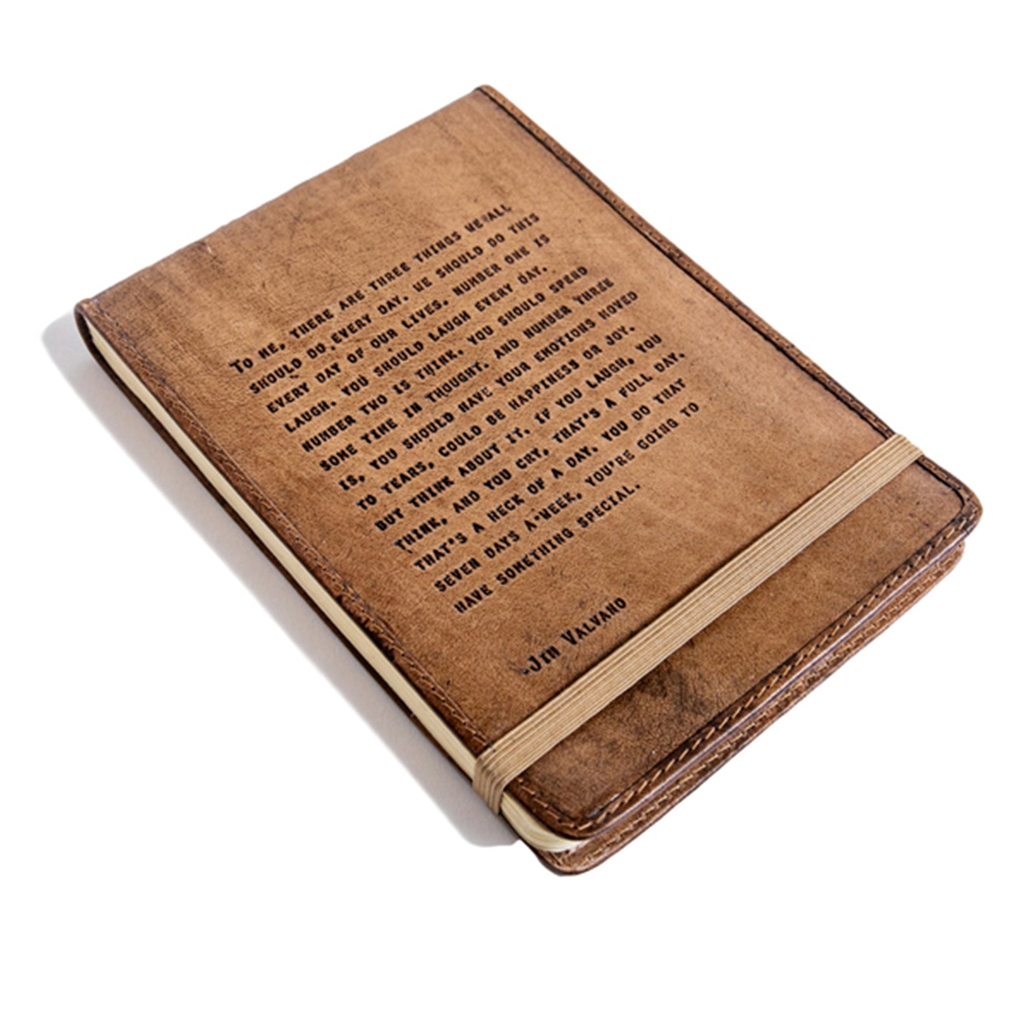 Leather Journal Jim Valvano