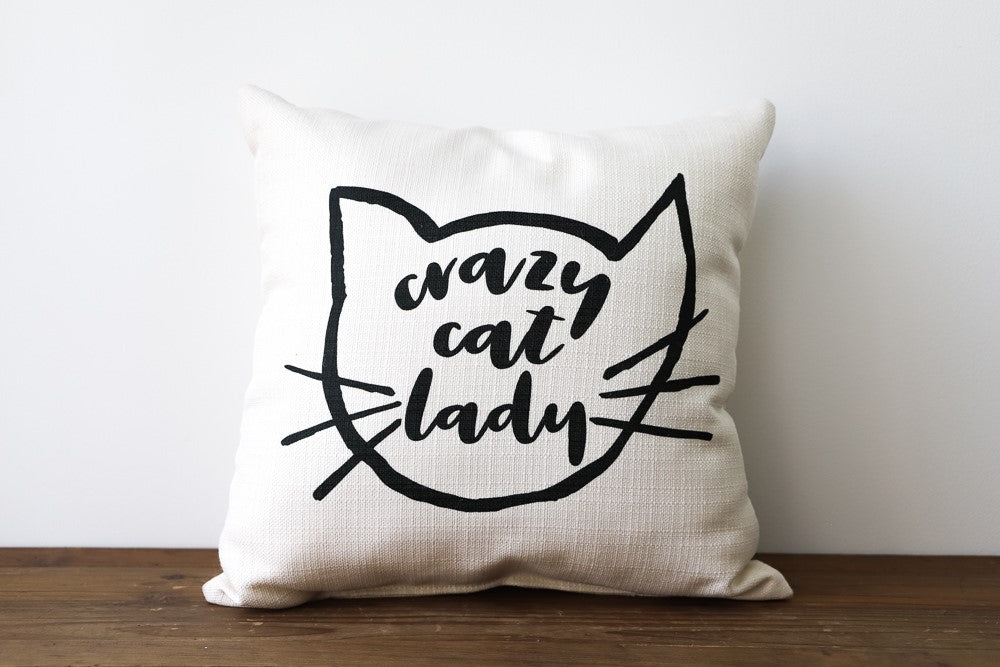 Crazy Cat Lady Pillow