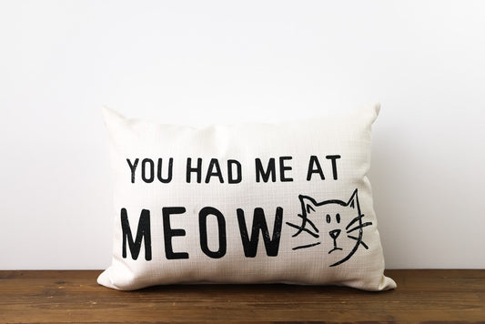 You Had Me at Meow Pillow