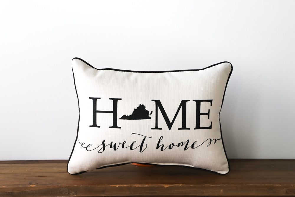 Home Sweet Home State Pillow