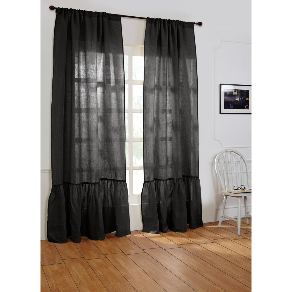 Sarah Mae Linen Curtain Panel
