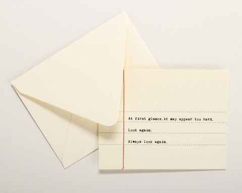 Hand Sewn Stationery