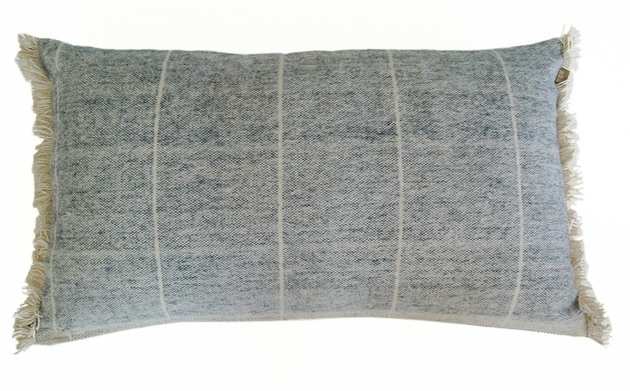 Brushed Wild Stripe Navy Pillow