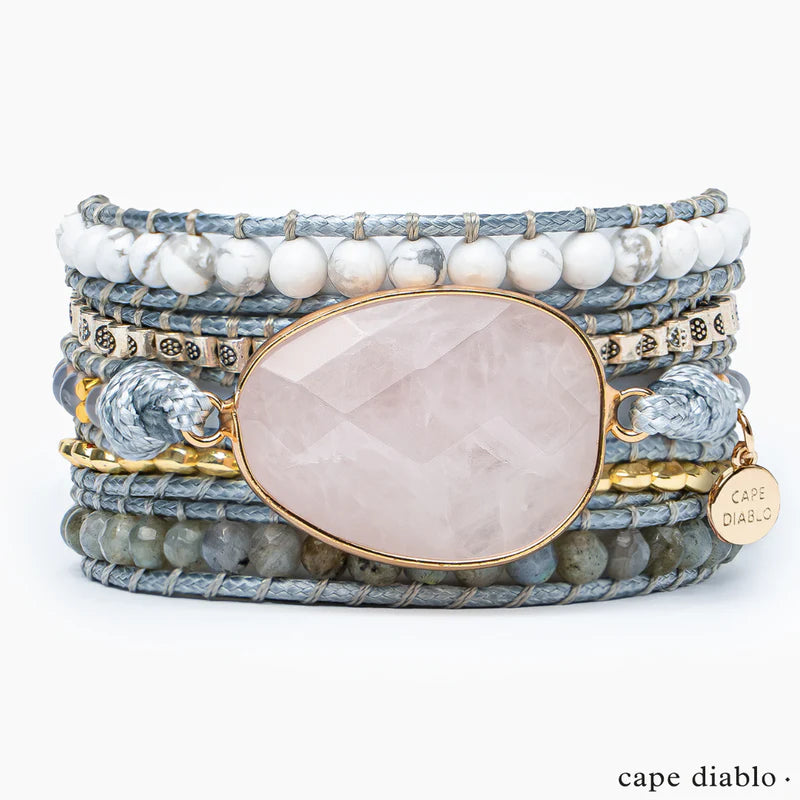 Rose Quartz Loving Wrap Bracelet