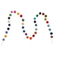 Handmade Wool Felt Ball Garland